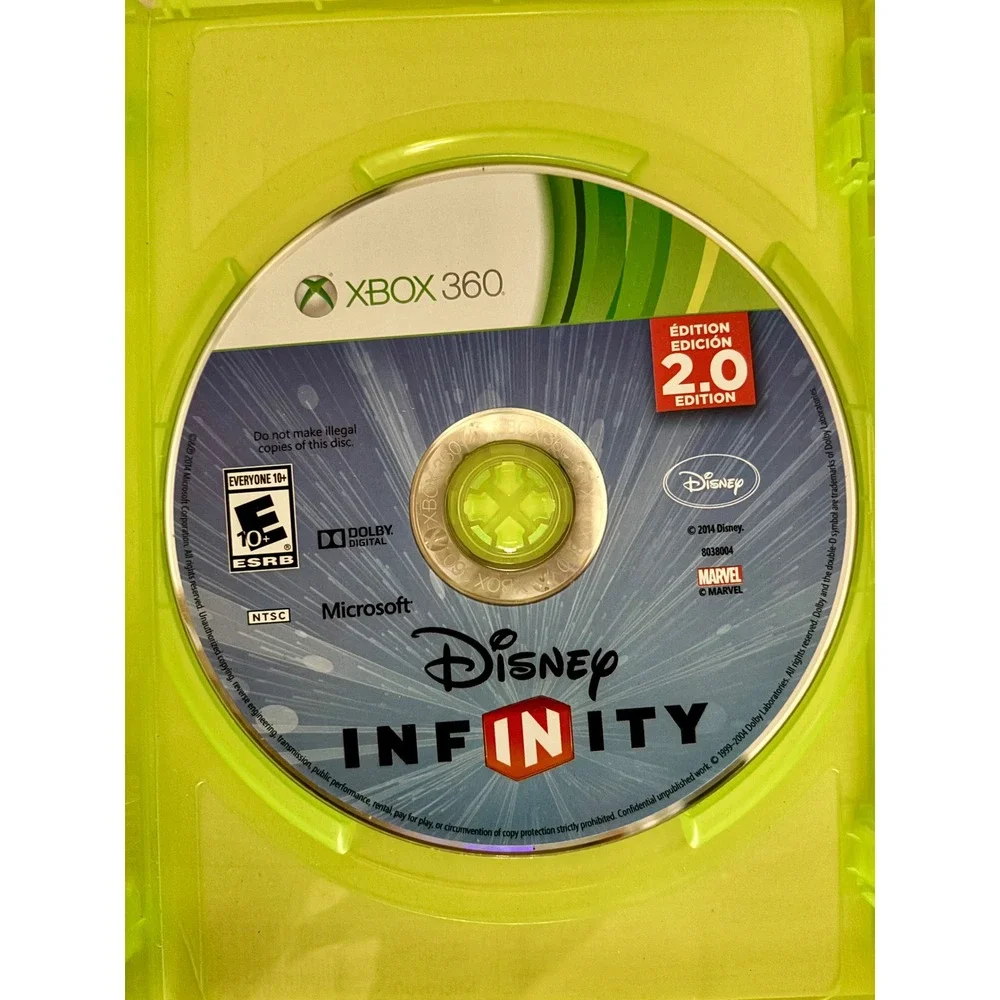 Disney Infinity 2 Marvel Super Heroes Xbox 360 Game + 6 Figures Loki Iron Fist‎